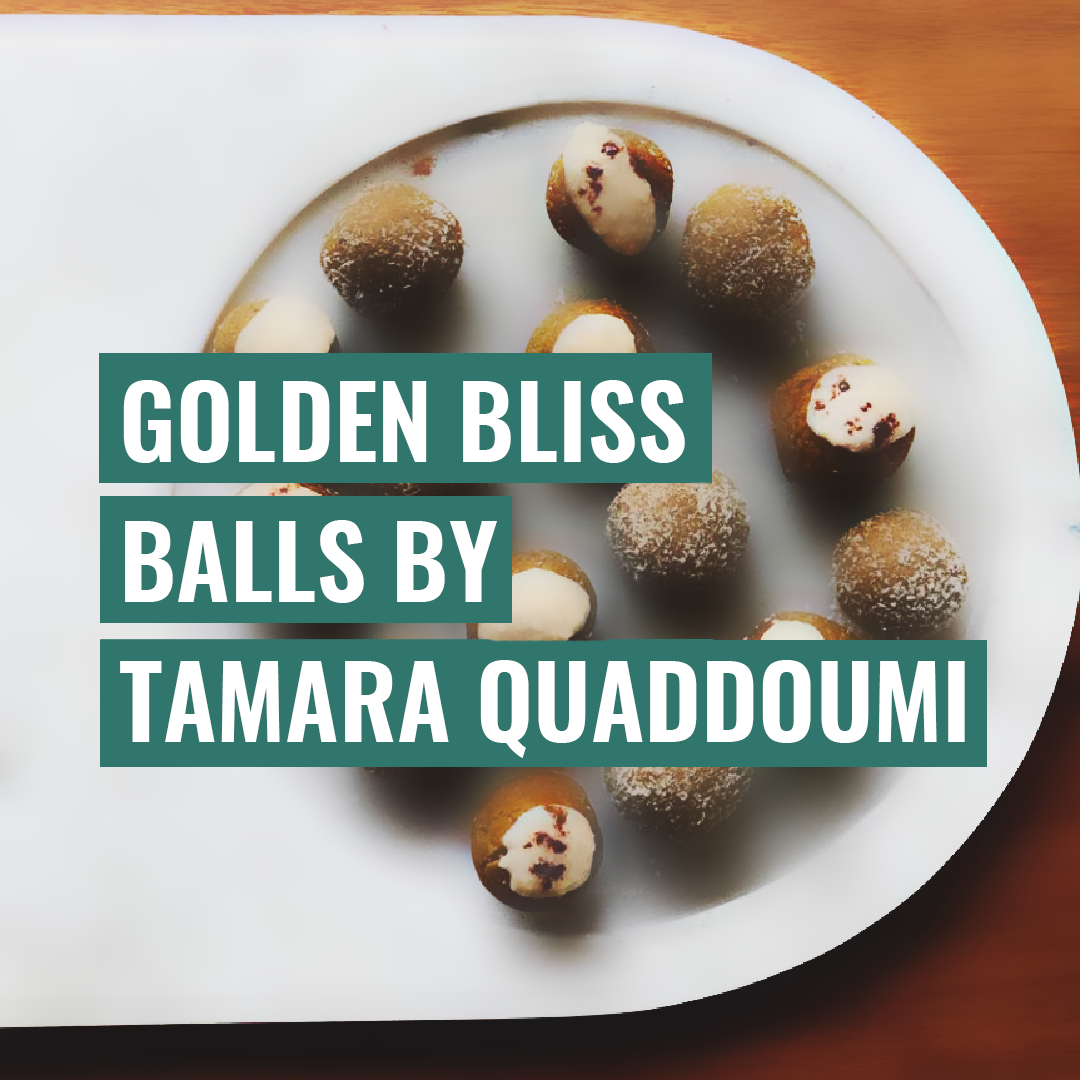 Golden Bliss Ball by Tamara Quaddoumi