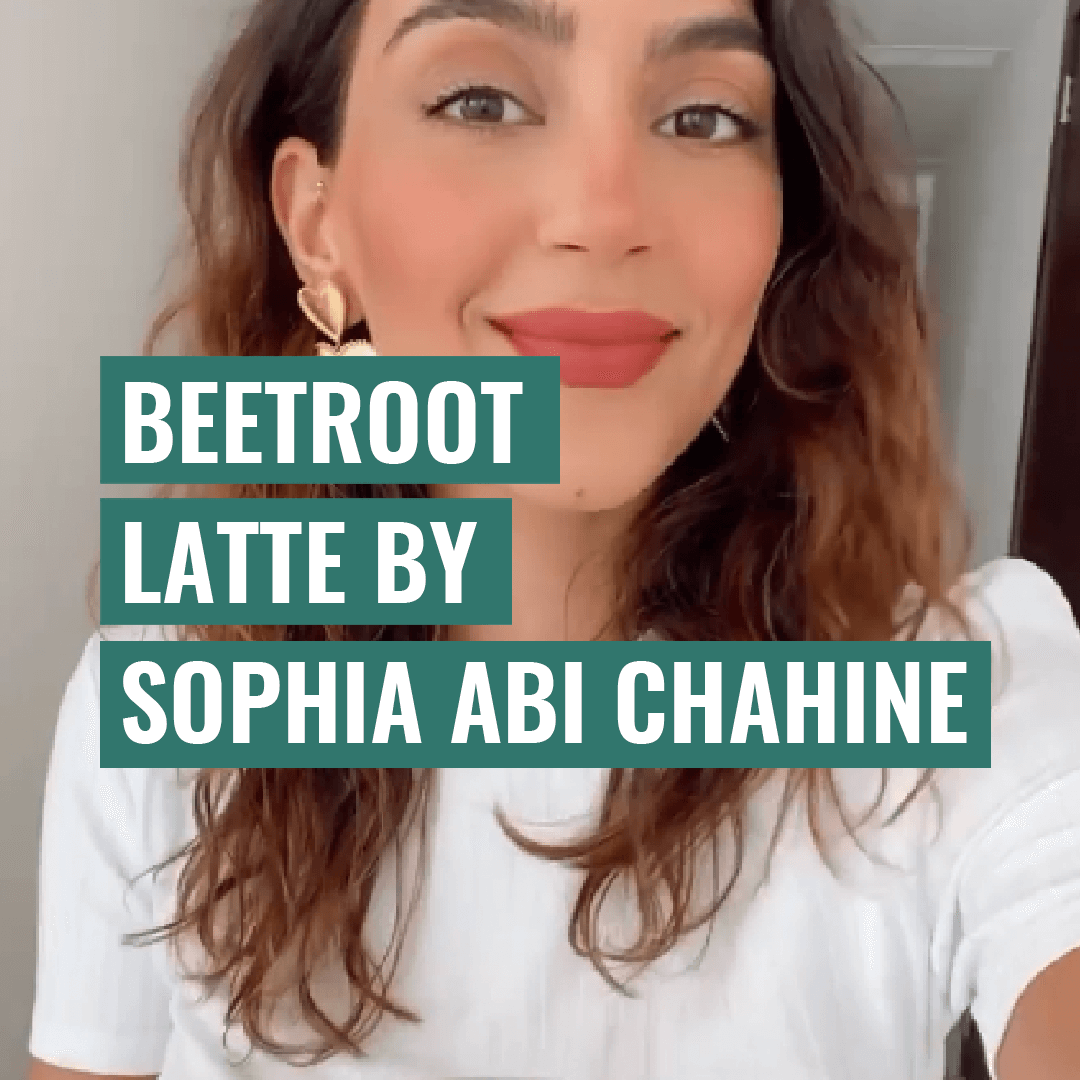 Beetroot Latte By Sophia Abi Chahine