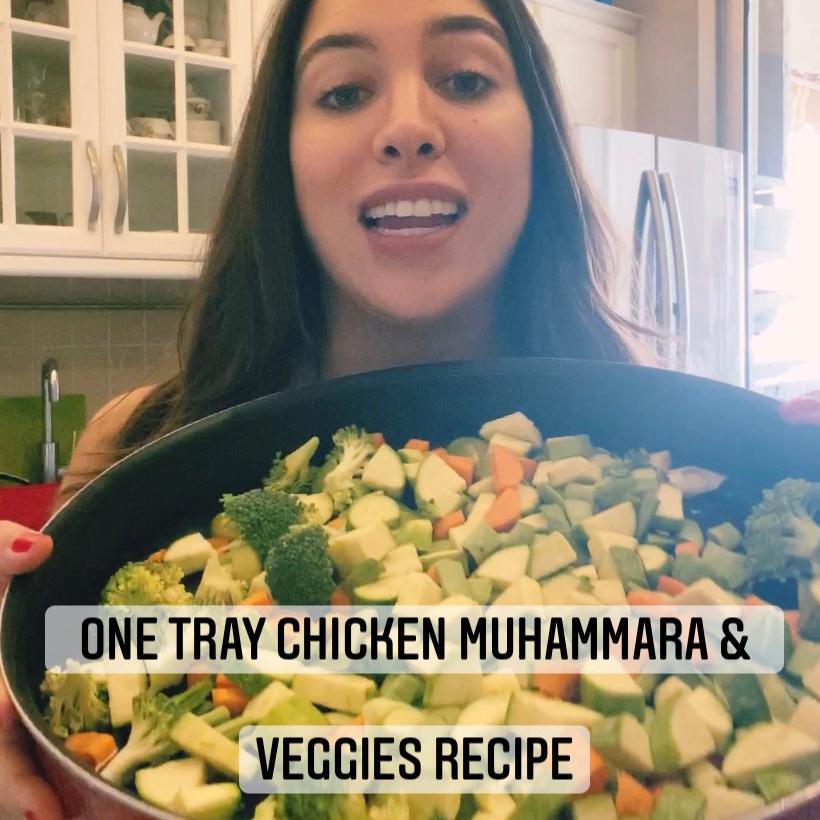 One Tray Chicken Muhammar & Veggies Recipe