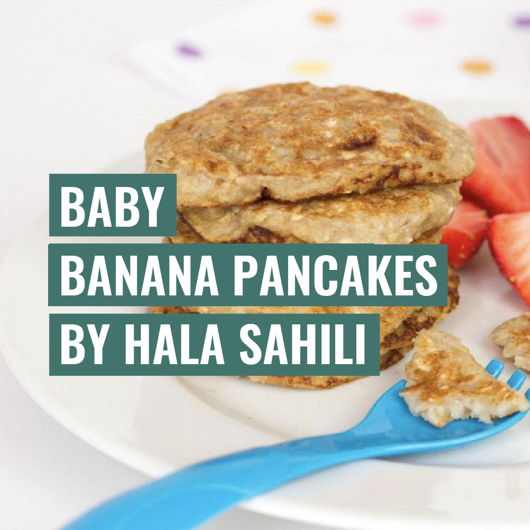 Baby Banana Pancakes By Hala Sahili