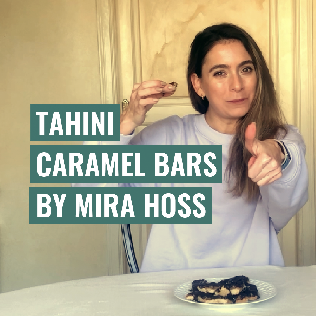 Tahini Caramel Bars By Mira Hoss